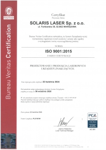 ISO 9001:2015 (2024)