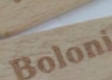 Laser codes on wooden ice cream sticks